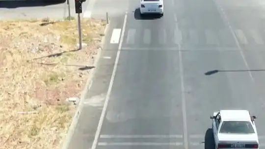 Gaziantep'te dron destekli trafik denetiminde 17 araca ceza