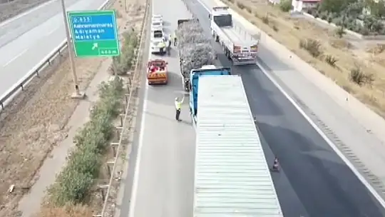 Gaziantep'te dron destekli trafik denetimi