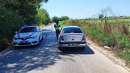 Gaziantep'te emniyet kemeri denetiminde 20 sürücüye ceza