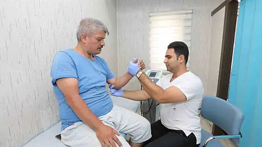 Gaziantep'te engelli vatandaşlara evde fizik tedavi hizmeti