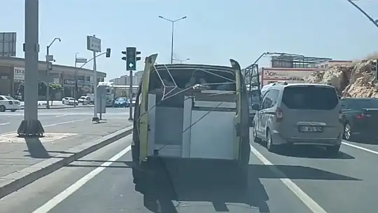 Gaziantep'te eşi benzeri görülmemiş tehlikeli yolculuk