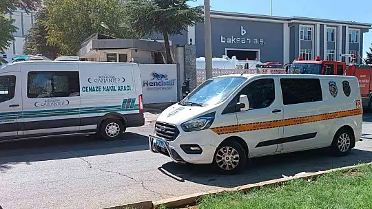 Gaziantep'te fabrikada patlama: 2 ölü