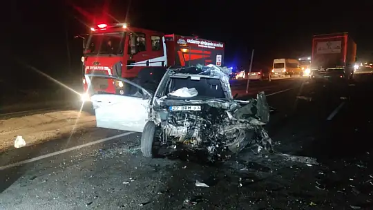 Gaziantep'te feci kaza: 1 ölü, 1 ağır yaralı
