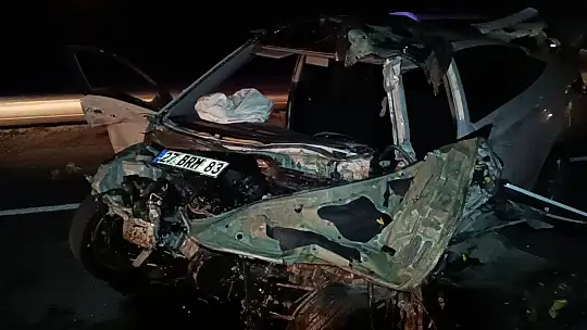 Gaziantep'te feci kaza: 1 ölü, 1 ağır yaralı