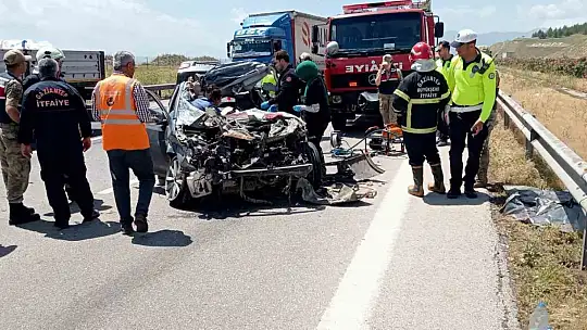 Gaziantep'te feci kaza: 1 ölü, 2 yaralı