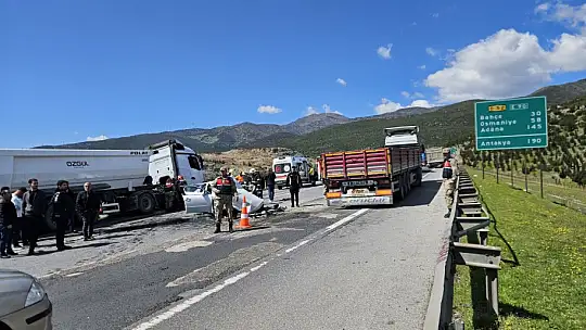 Gaziantep'te feci kaza: 2 ölü, 2 yaralı