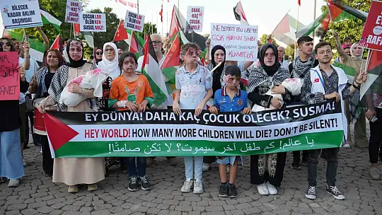 Gaziantep'te Filistin'e destek yürüyüşü yapıldı