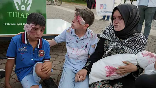 Gaziantep'te Filistin'e destek yürüyüşü yapıldı