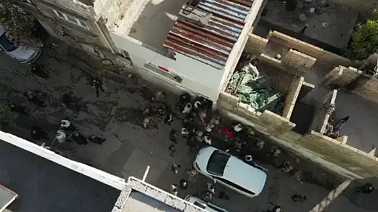 Gaziantep'te film sahnelerini aratmayan operasyon dron kamerasında