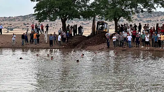 Gaziantep'te gölete giren 3 kişi boğuldu