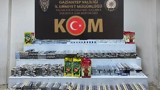 Gaziantep'te gümrük kaçağı ve sahte ürün operasyonu
