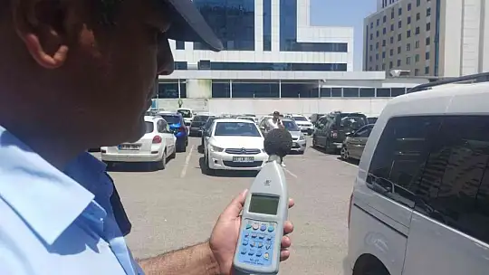 Gaziantep'te gürültü denetimleri devam ediyor