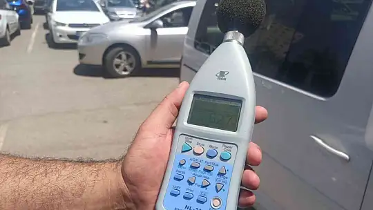 Gaziantep'te gürültü denetimleri devam ediyor