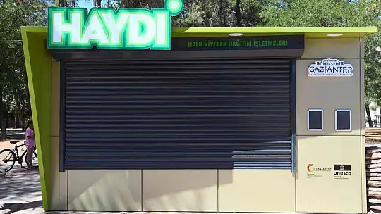 Gaziantep'te halk yiyecek büfeleri hizmet vermeye başlıyor