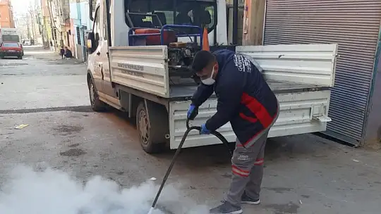 Gaziantep'te haşere ile mücadele