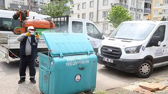 Gaziantep'te haşerelere karşı 165 bin noktada ilaçlama yapılıyor