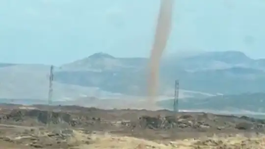 Gaziantep'te hortum oluştu