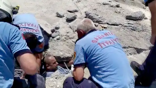 Gaziantep'te inşaatta göçük