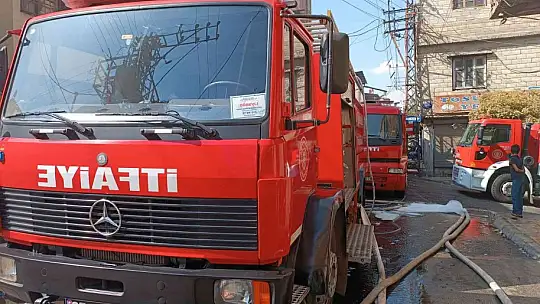 Gaziantep'te iplik atölyesinde yangın