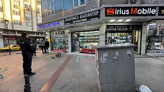 Gaziantep'te iş yerine silahlı saldırı: 1 yaralı