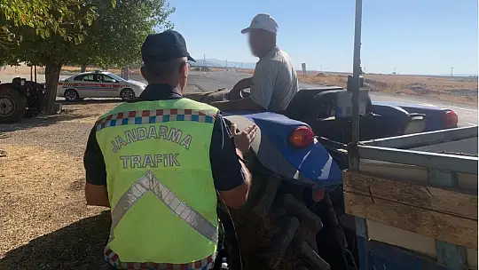 Gaziantep'te jandarmadan drone destekli trafik denetimi