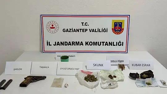Gaziantep'te jandarmadan şok huzur-güven uygulaması