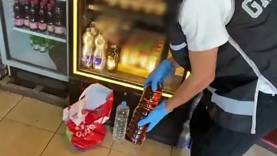 Gaziantep'te kaçak alkole ''zincir'' darbesi