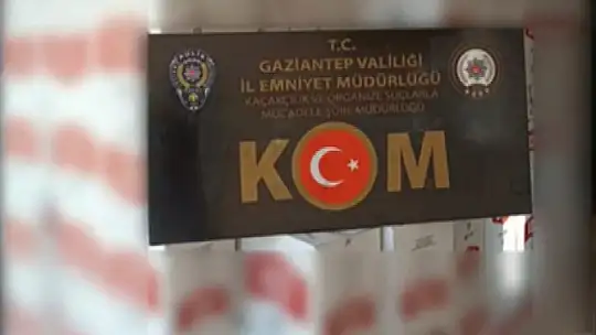 Gaziantep'te kaçak makaron ve cep telefonu operasyonu: 3 gözaltı