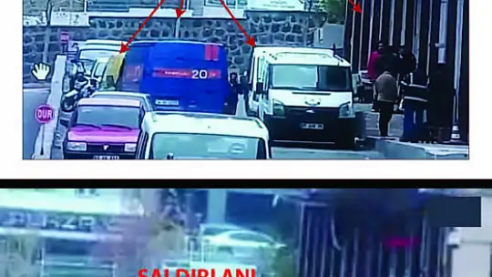 Gaziantep'te kargo çalışanları, müşterinin iş yerini basarak camı çerçeveyi indirdi