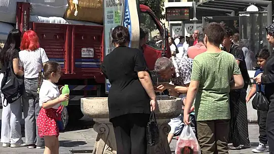 Gaziantep'te kavurucu sıcaklıklar etkili