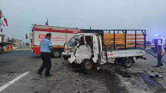 Gaziantep'te kaza anı, güvenlik kamerasına yansıdı