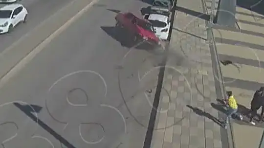 Gaziantep'te kazalar kameralara yansıdı