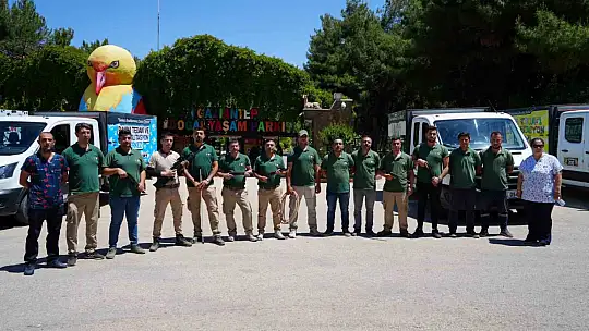 Gaziantep'te kurban yakalama timi bayrama hazırlanıyor