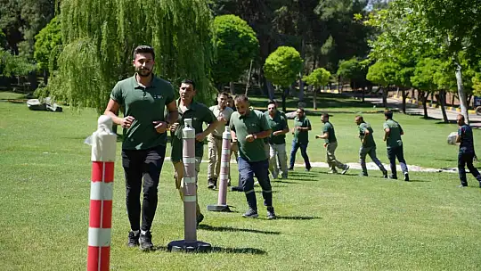 Gaziantep'te kurban yakalama timi bayrama hazırlanıyor