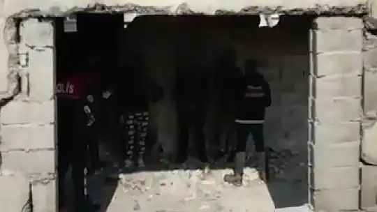 Gaziantep'te metruk binalara şok baskın