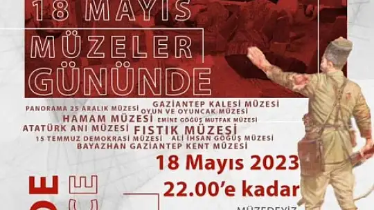 Gaziantep'te Müzeler Günü etkinliklerle kutlanacak