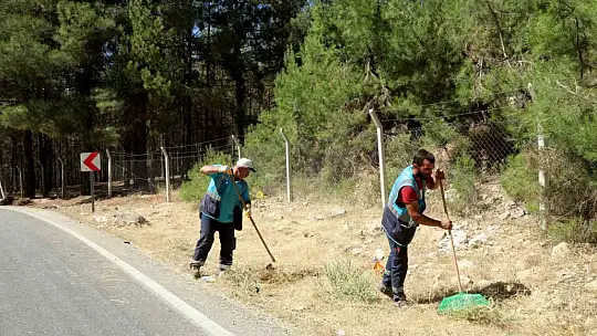 Gaziantep'te orman yangınlarını önleme çalışmaları 7/24 devam ediyor