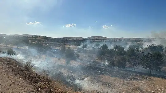 Gaziantep'te örtü yangınını itfaiye ve vatandaşlar söndürdü