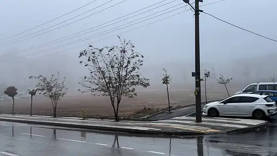 Gaziantep'te sağanak ve yoğun sis etkili oluyor