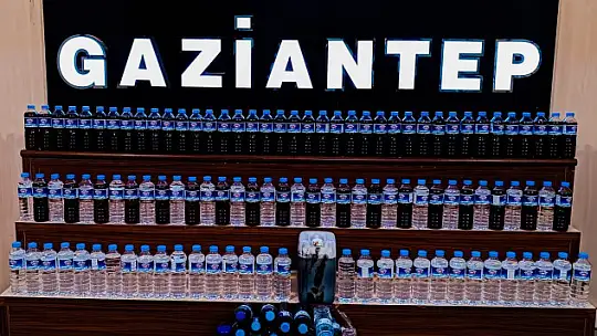 Gaziantep'te sahte alkol operasyonu: 3 gözaltı