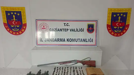 Gaziantep'te tarihi eser operasyonunda 425 sikke ele geçirildi