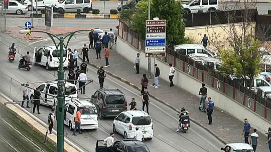 Gaziantep'te trafikte çıkan kavgaya polis müdahale etti