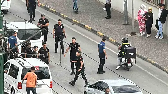 Gaziantep'te trafikte çıkan kavgaya polis müdahale etti