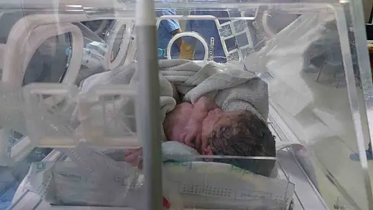Gaziantep'te üçüz bebek sevinci