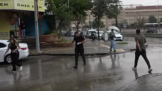 Gaziantep'te yağmur etkili oldu