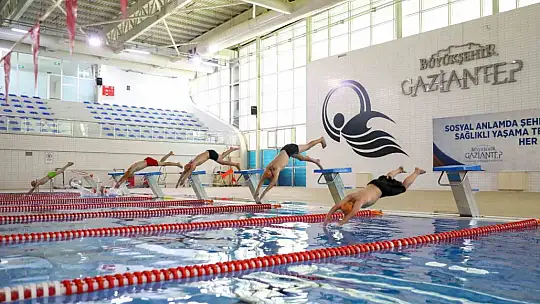 Gaziantep'te yaz spor okullarına bir haftada 16 bin kişi katıldı