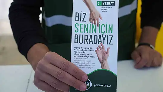 Gaziantep'te Yeşilay Haftası için farkındalık korteji