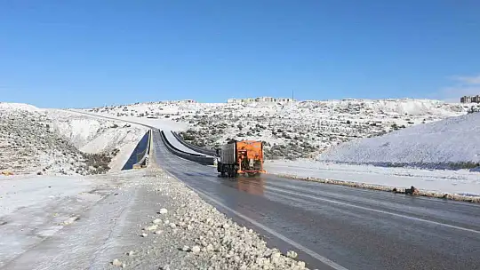 Gaziantep'te yoğun karla mücadele