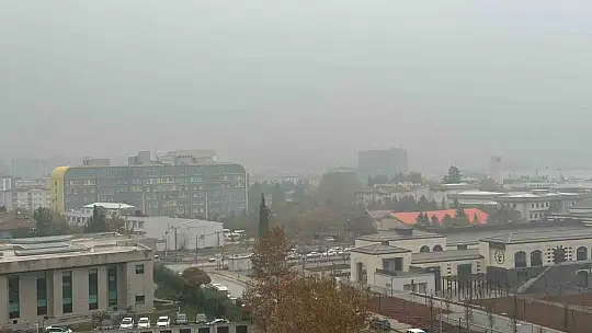 Gaziantep'te yoğun sis etkili oldu