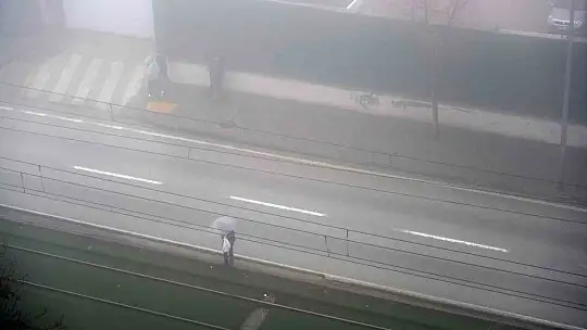 Gaziantep'te yoğun siste görüş mesafesi 25 metreye kadar düştü